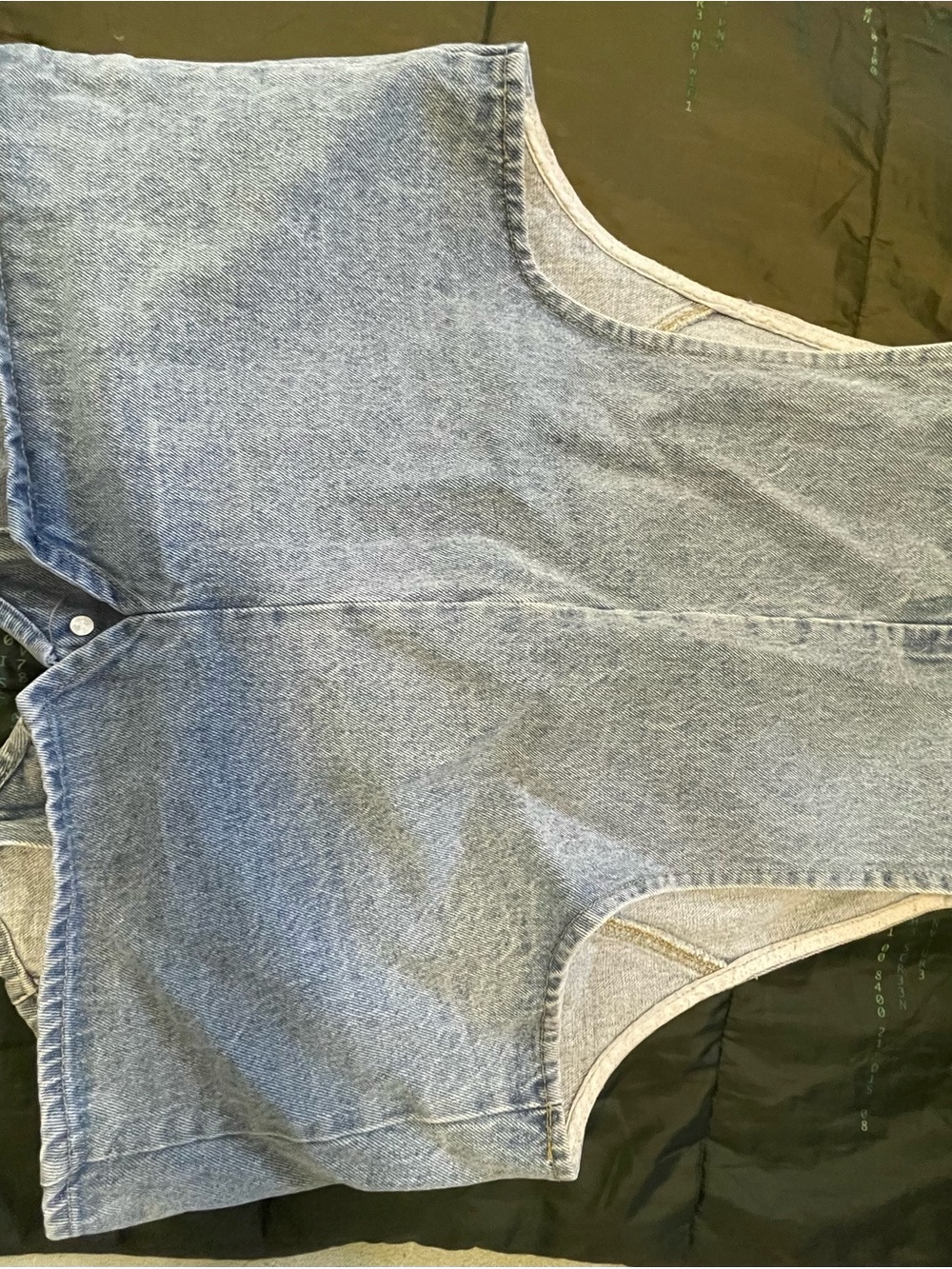 Princess Polly Light Wash Denim Vest with Front Pockets - Picture 4 of 4